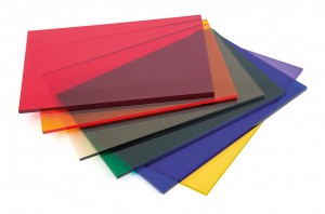 Colored Acrylic Sheets Display
