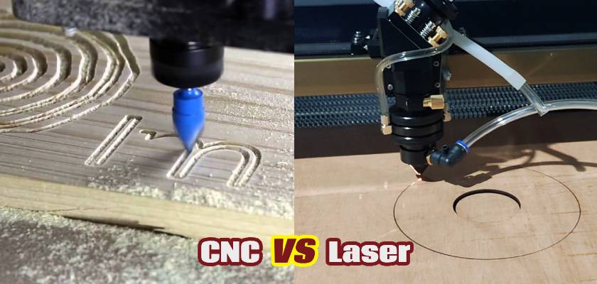 CNC VS เครื่องตัดเลเซอร์