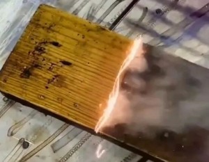 Laser Wood Stripping In Action