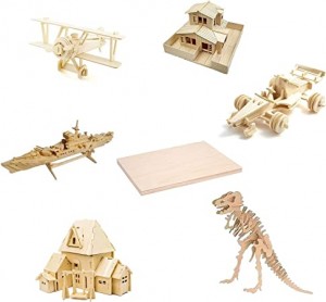 Laser Cutting Basswood Model