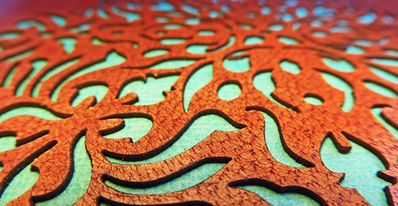 PU-Leather-laser-cutting