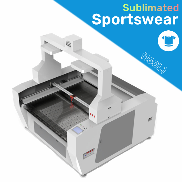 Sublimation Sportswear Laser Cutter kaameraga