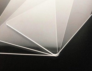 One Disque rond vierge en acrylique transparent découpé au laser