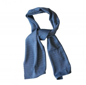 Blue Rayon Scarf
