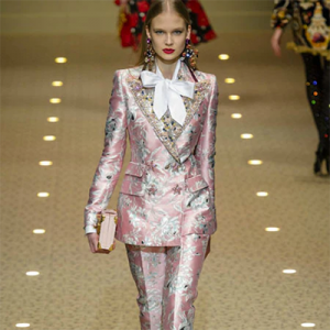 Brocade Fabric High Fashion Apparel