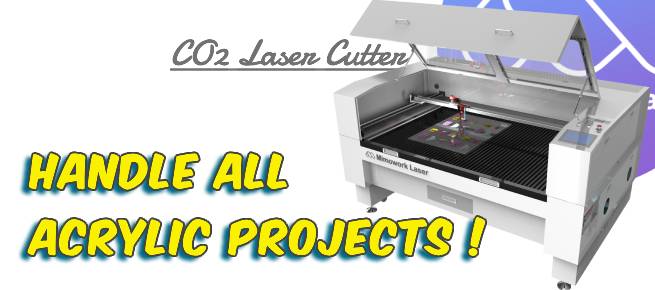 Co2 acrylic laser ọnwụ igwe