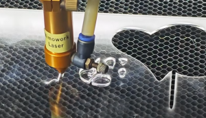 Co2 laser for cutting acrylic.