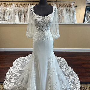 Crepe Fabric Wedding Dresses