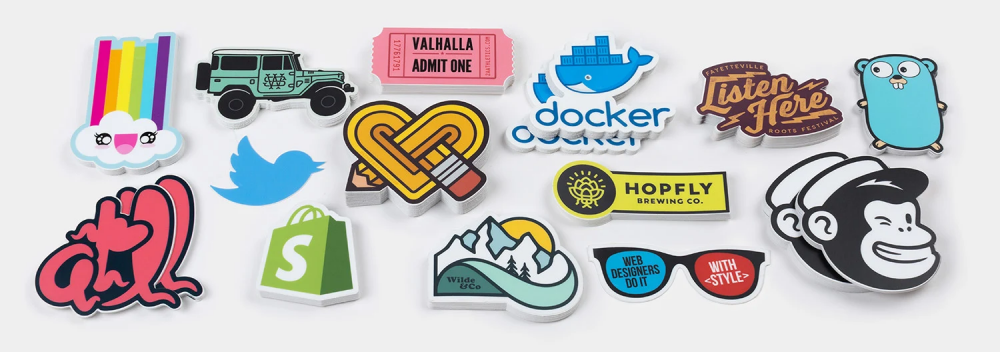 Custom laser-cut vinyl with precise shapes.