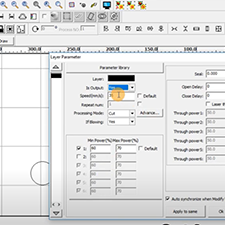 Demask Fabric Cutting Settings