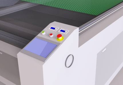 emergency stop button for laser cutting machine