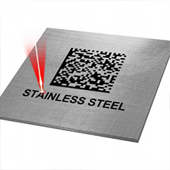 "immarkar bil-laser tal-fibra"
