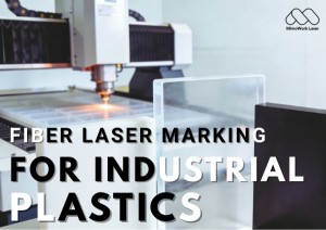Fiber laser marking system for high-contrast and durable marking on industrial plastics.