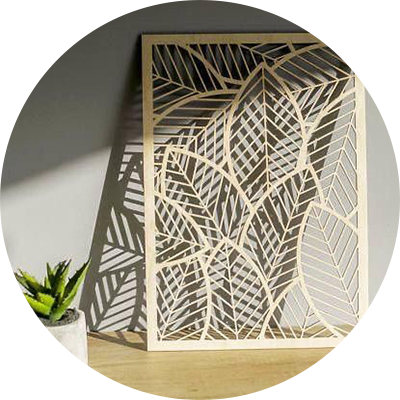 Hollow Wood Decorative Art Board