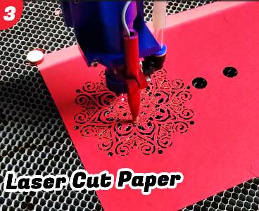 Как вырезать бумагу лазером, шаг 3