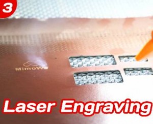 Laser engraving leather step3.