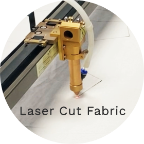 laserové rezanie látok a textílií a látok