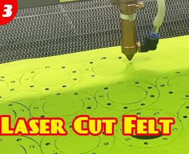 laser cutting felt