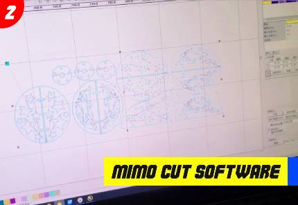 how to set laser cutting wood software