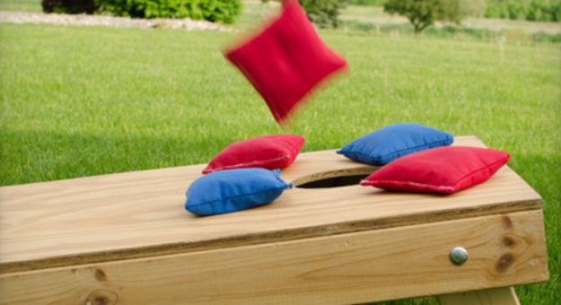 sacchetto cornhole di taglio laser