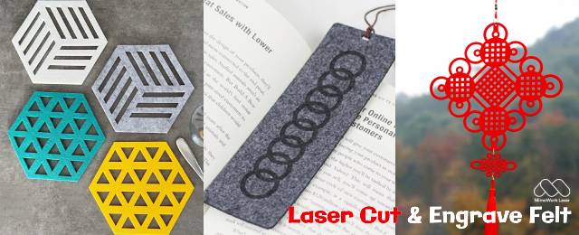 laser cutting and engraving felt