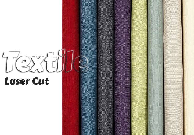 textiles cortados por láser