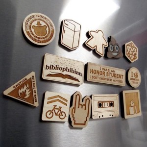 Laser Cut Wood Crafts Shown