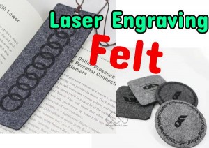 laser engraving felt