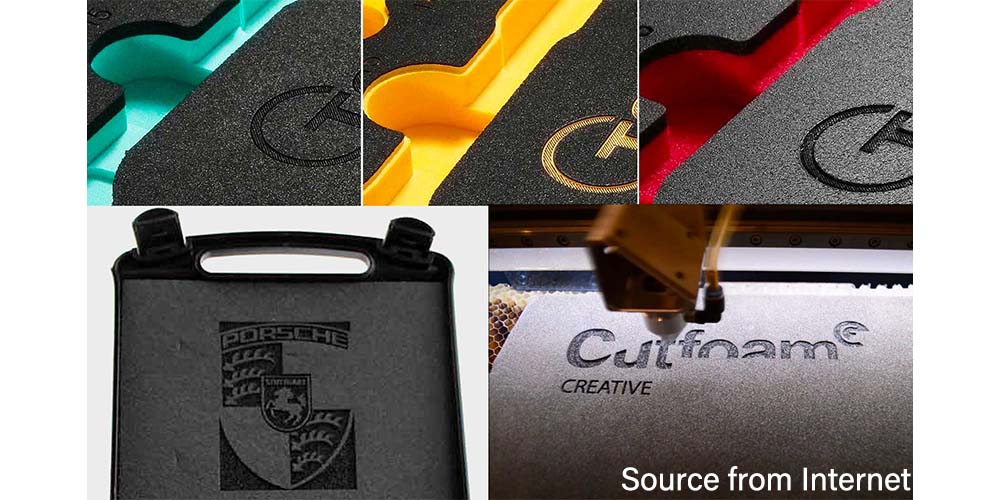 laser engraving foam branding