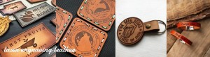 Laser engraving leather projects.