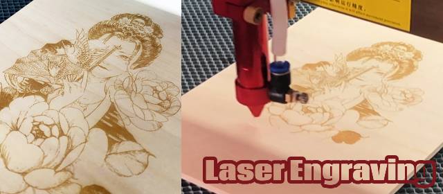 laser engraving wood
