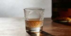 Laser etched shot glasses for bars .