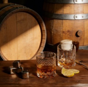 Laser etched shot glasses for bars.