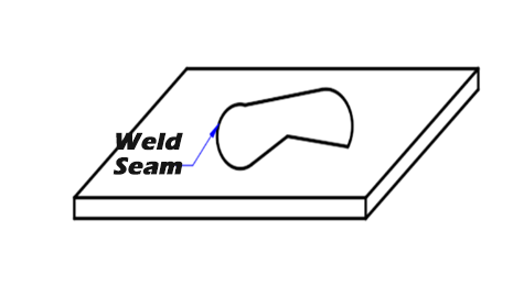 laser weld seam