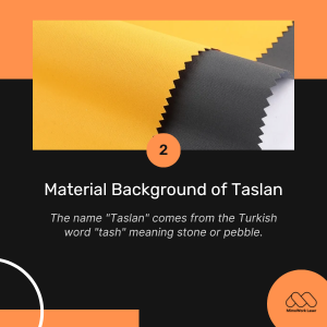 Image Introduction of
Material background of taslan