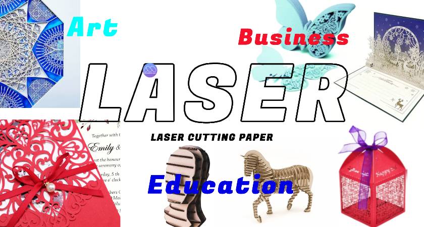 rupa-rupa aplikasi kertas motong laser