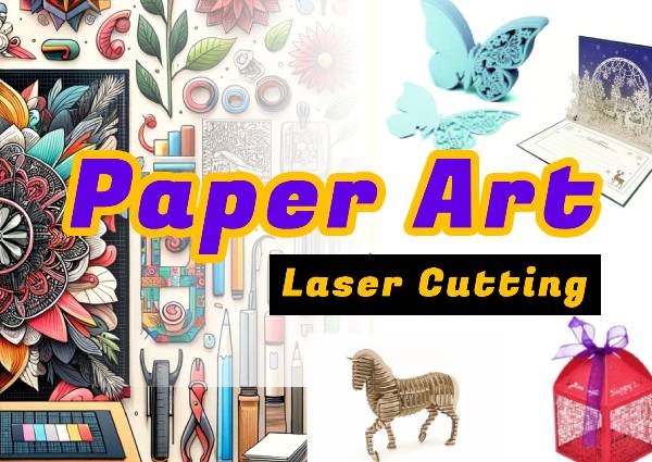 papel laser cutting machine