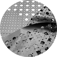 Perforating Fabric for Different Hole Diameters