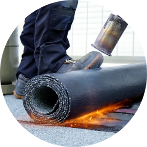 Rollo de fieltro para techo