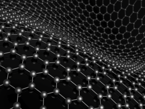 The molecular structure of pyrolytic graphite.