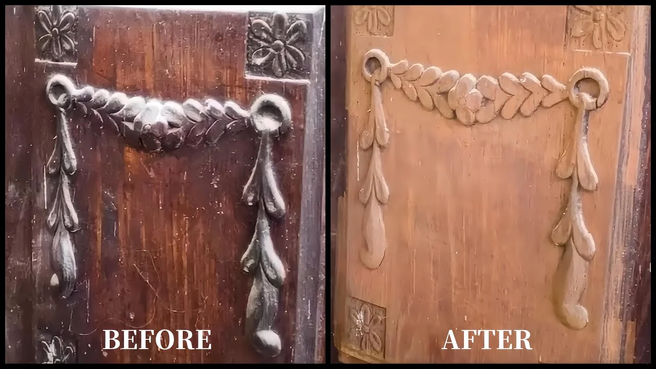 Wood Laser Cleaning Paint Removal Comparison