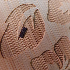 Wood Veneer Laser Engraving