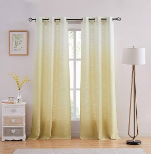 Yellow Rayon Curtain