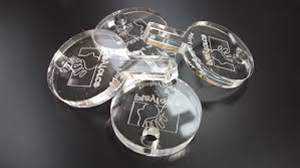 Laser Engraved Round Acrylic Sign